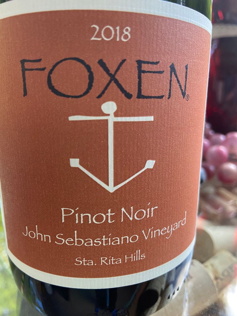 2018 Foxen Pinot Noir  John Sebastiano Santa Rita Hills Magnum - click image for full description
