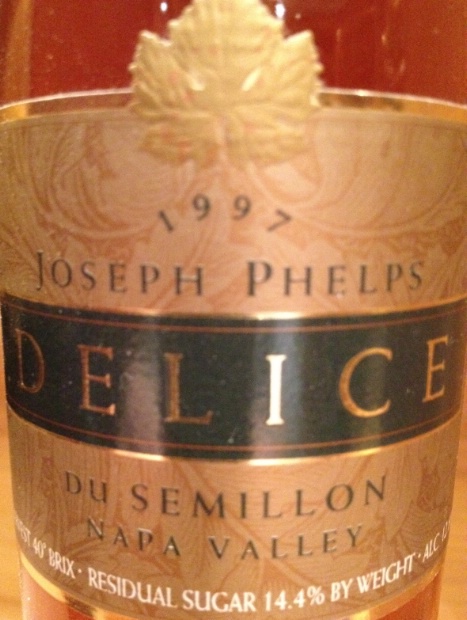 1997 Joseph Phelps Delice Du Semillon Napa 375ml image