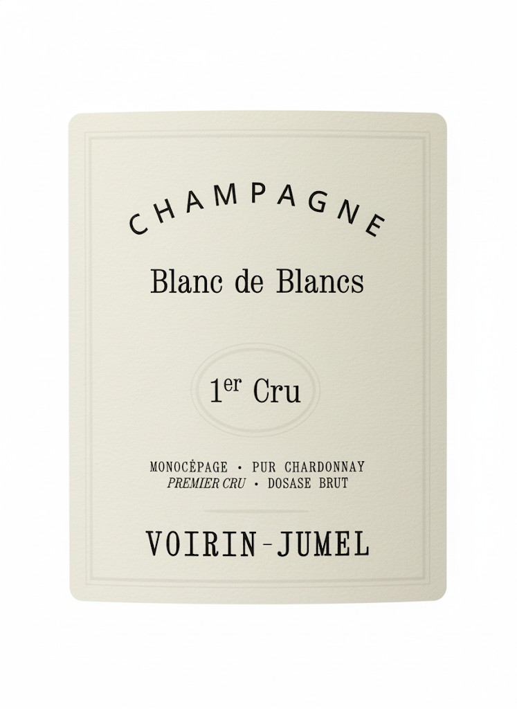 NV Voirin Jumel Blanc de Blancs Champagne Brut 1er Cru - click image for full description