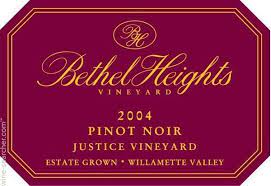 2019 Bethel Heights Justice Vineyard Pinot Noir Eola Amity Hills image