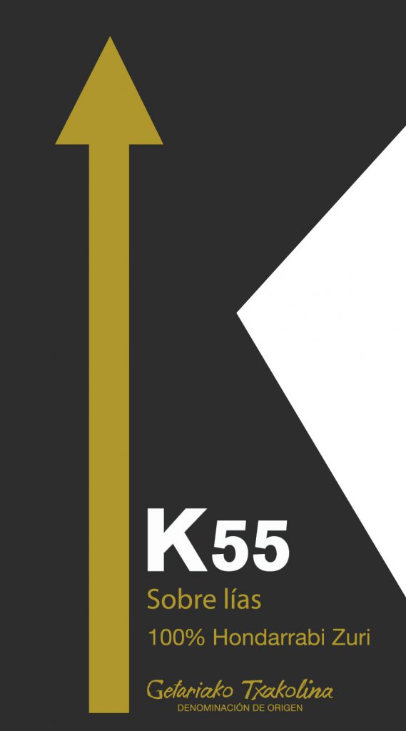 2018 K55 Getariako Txakolina Blanco K55 Sobre Lias Hondarrabi Zuri image