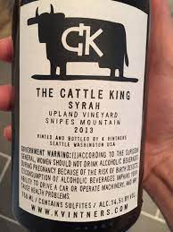 2018 K Vintners Syrah The Cattle King Upland Vineyard Snipes Mountain - click image for full description