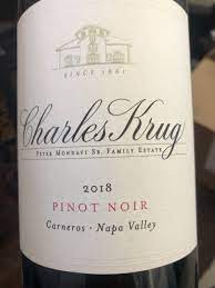 2018 Charles Krug Pinot Noir Carneros image
