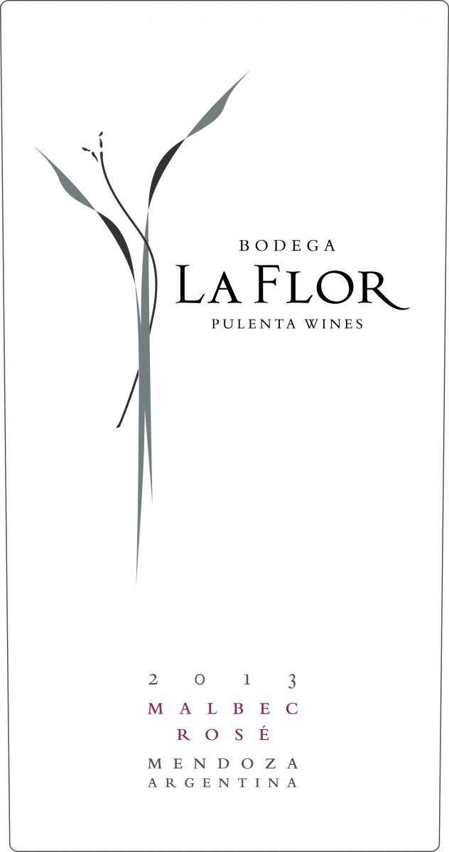 2019 Bodegas La Flor Pulenta Malbec Rose Mendoza Argentina - click image for full description