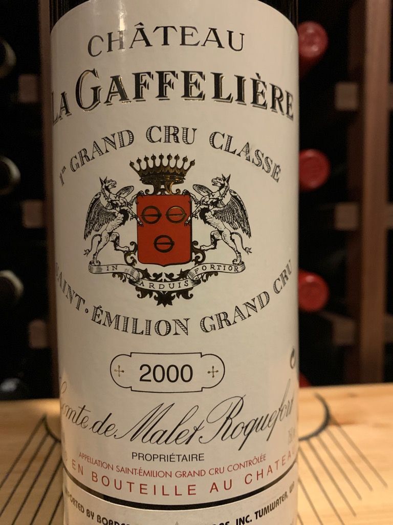 2000 Chateau La Gaffeliere Saint Emilion - click image for full description