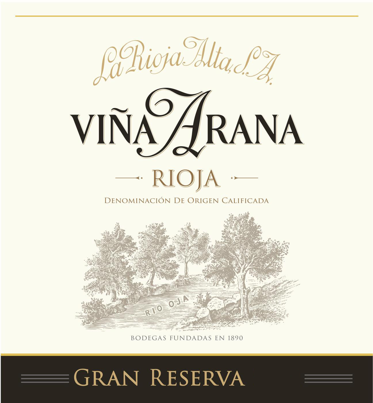 2017 La Rioja Alta S.A. Vina Arana Gran Reserva Rioja DOCa, Spain image