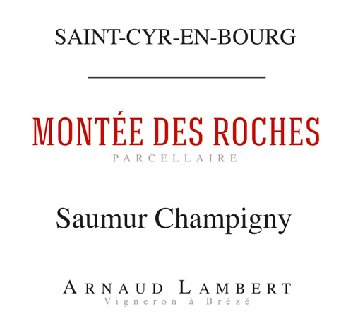 2015 Arnaud Lambert Saumur Champigny Rouge Montée des Roches image
