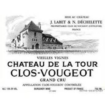 2019 Labet and Dechelette Chateau de La Tour Clos de Vougeot Vieilles Vignes Grand Cru - click image for full description