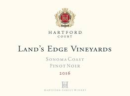 2016 Hartford Court Pinot Noir Lands Edge Sonoma Coast image