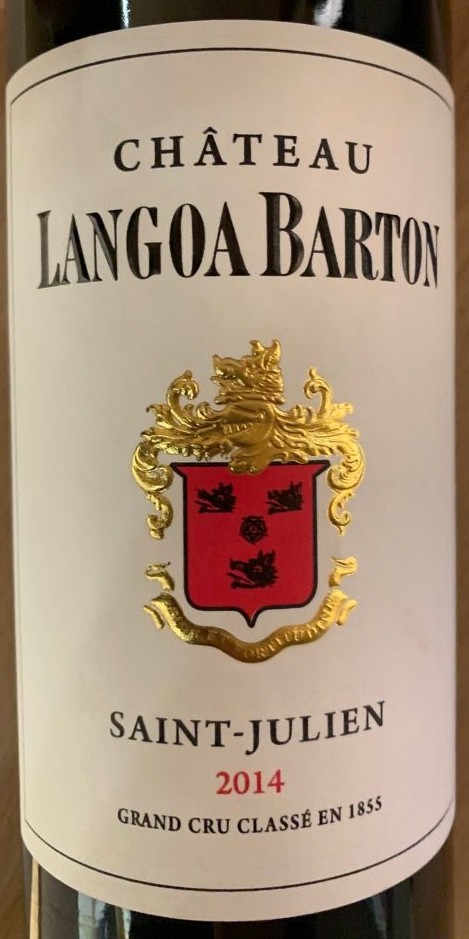 2014 Chateau Langoa Barton Saint-Julien, France - click image for full description
