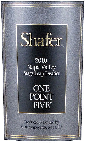 2012 Shafer Cabernet Sauvignon One point Five Stags Leap District Napa - click image for full description