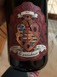 2018 WineXYZ Le Artishasic Vin Rouge Cuvee No.1 California image