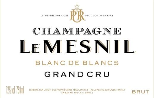 NV Le Mesnil Blanc de Blancs Champagne Grand Cru Brut - click image for full description