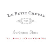 2014 Chateau Cheval Blanc Le Petit Cheval Bordeaux Blanc image