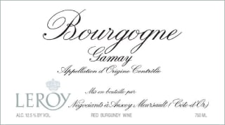 2019 Maison Leroy Gamay Bourgogne AOC - click image for full description