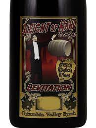 2017 Sleight of Hand Levitation Syrah Columbia Valley image