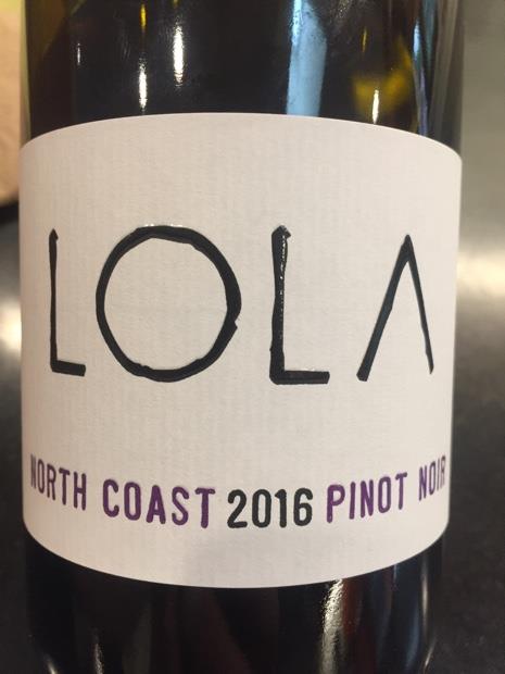 2020 LOLA Pinot Noir California - click image for full description
