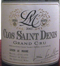 2003 Lucien Le Moine Clos Saint-Denis Grand Cru image