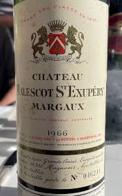 1966 Chateau Malescot-St-Exupery Margaux image