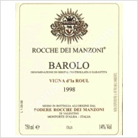1999 Podere Rocche dei Manzoni 'Vigna d'la Roul' Barolo - click image for full description