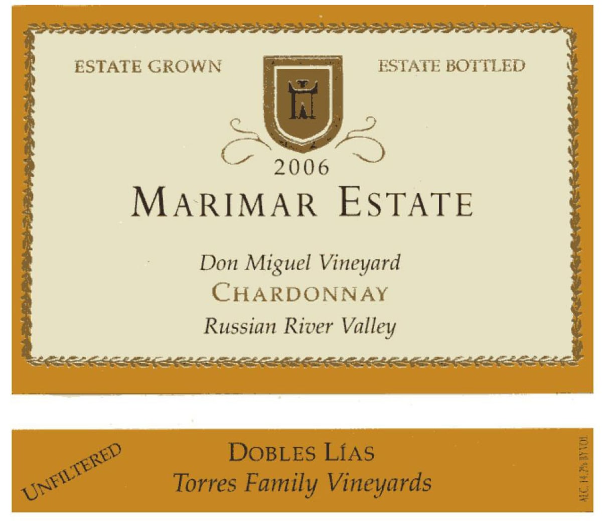 2019 Marimar Estate 'Dobles Lias' Chardonnay Russian River Valley image