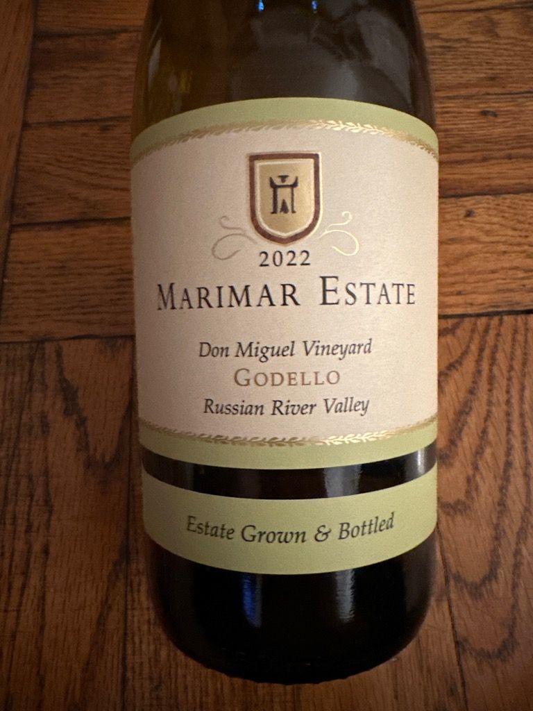2022 Marimar Estate Don Miguel Vineyard Godello Russian River Valley - click image for full description