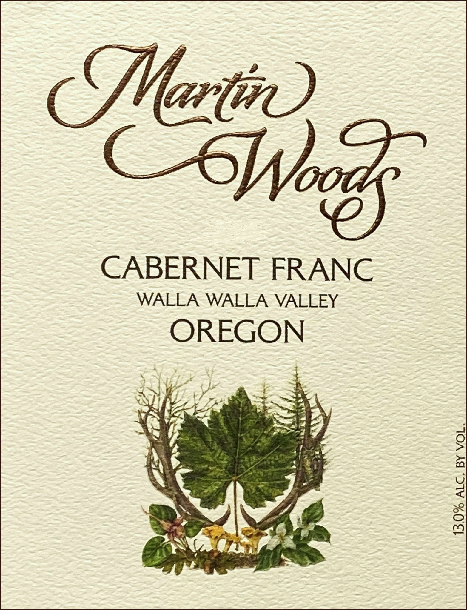2017 Martin Woods Cabernet Franc Walla Walla Valley - click image for full description