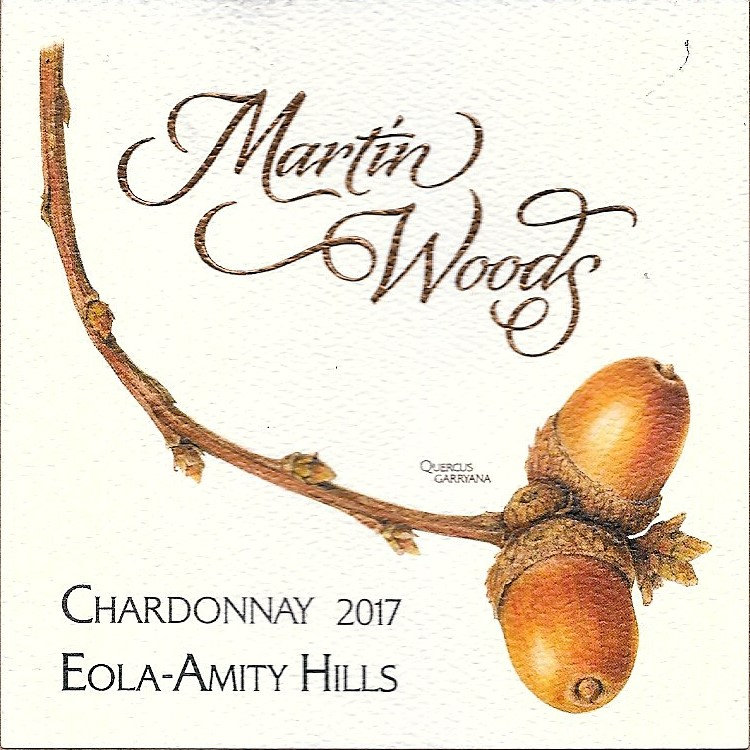 2017 Martin Woods Chardonnay Eola Amity - click image for full description