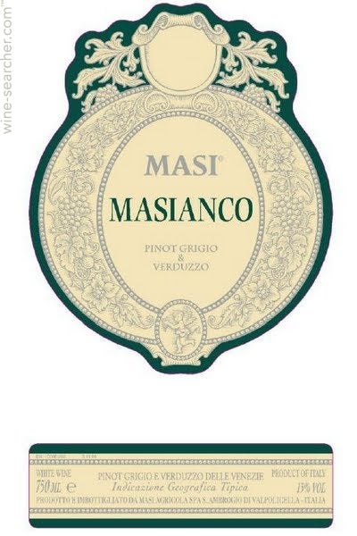 2019 Masi Masianco Pinot Grigio Venezie image