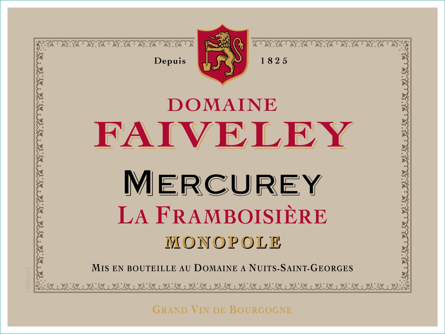 2023 Faiveley Mercurey LA Framboisiere Monopole Magnum image