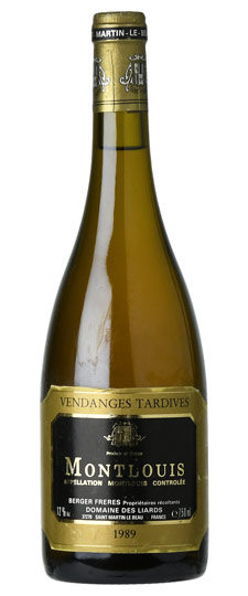 1989 BERGER FRERES DOMAINE DES LIARDS MONTLOUIS VIEILLES VIGNES image