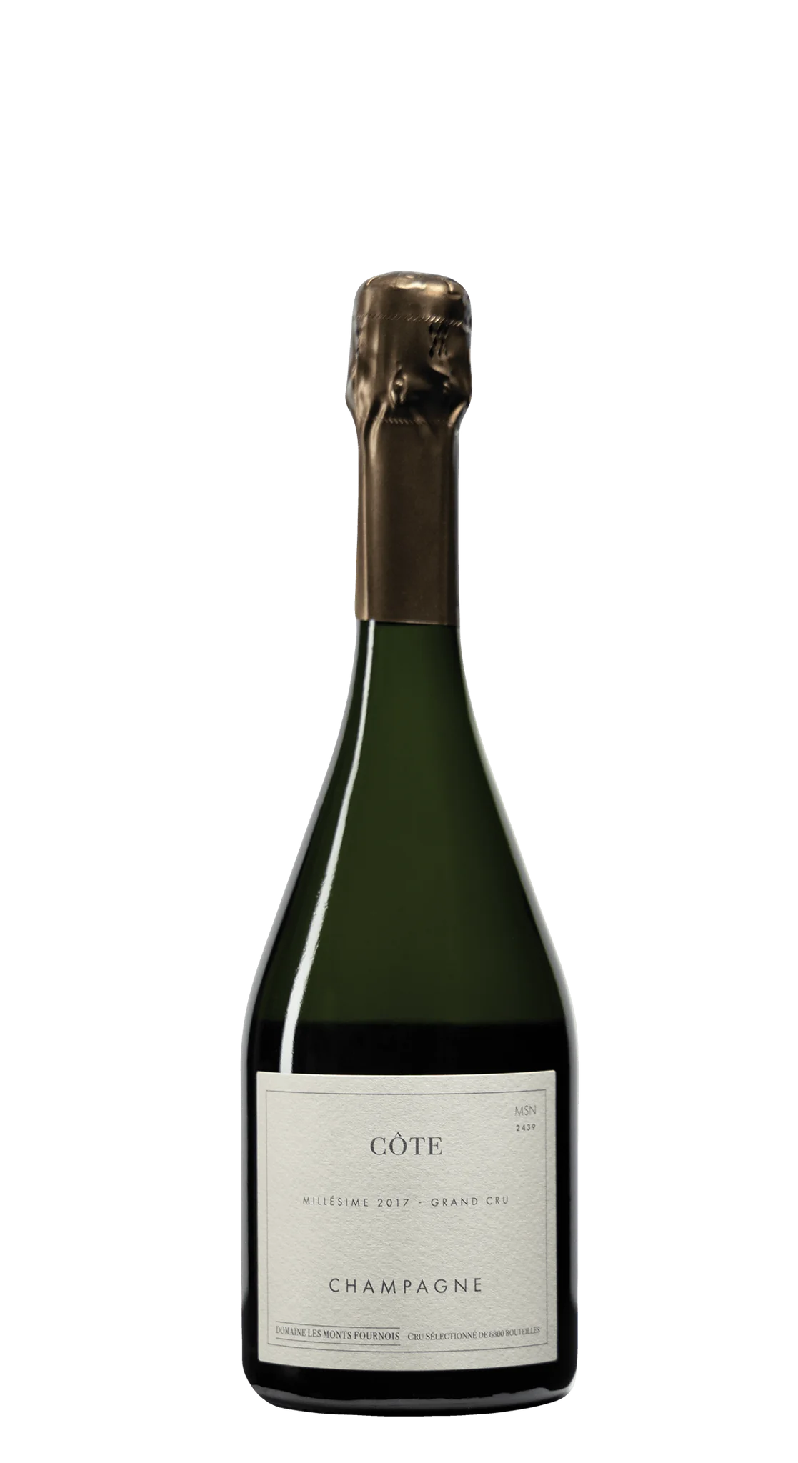 2017 Domaine Les Monts Fournois 'Cote' Mensil Oger Grand Cru Millesime Champagne, France - click image for full description