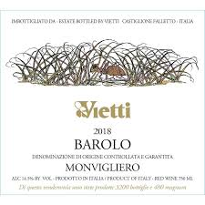 2020 VIETTI BAROLO MONVIGLIERO image