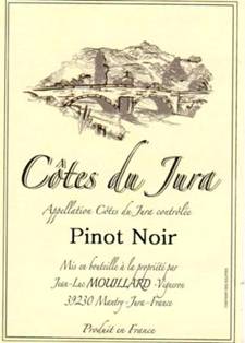 2018 Domaine Mouillard Pinot Noir Cotes du Jura image