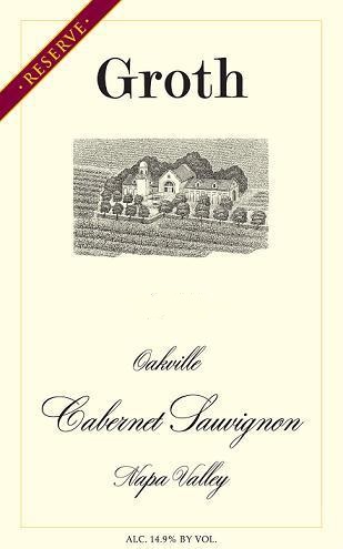 2010 Groth Reserve Cabernet Sauvignon Oakville Napa Valley image