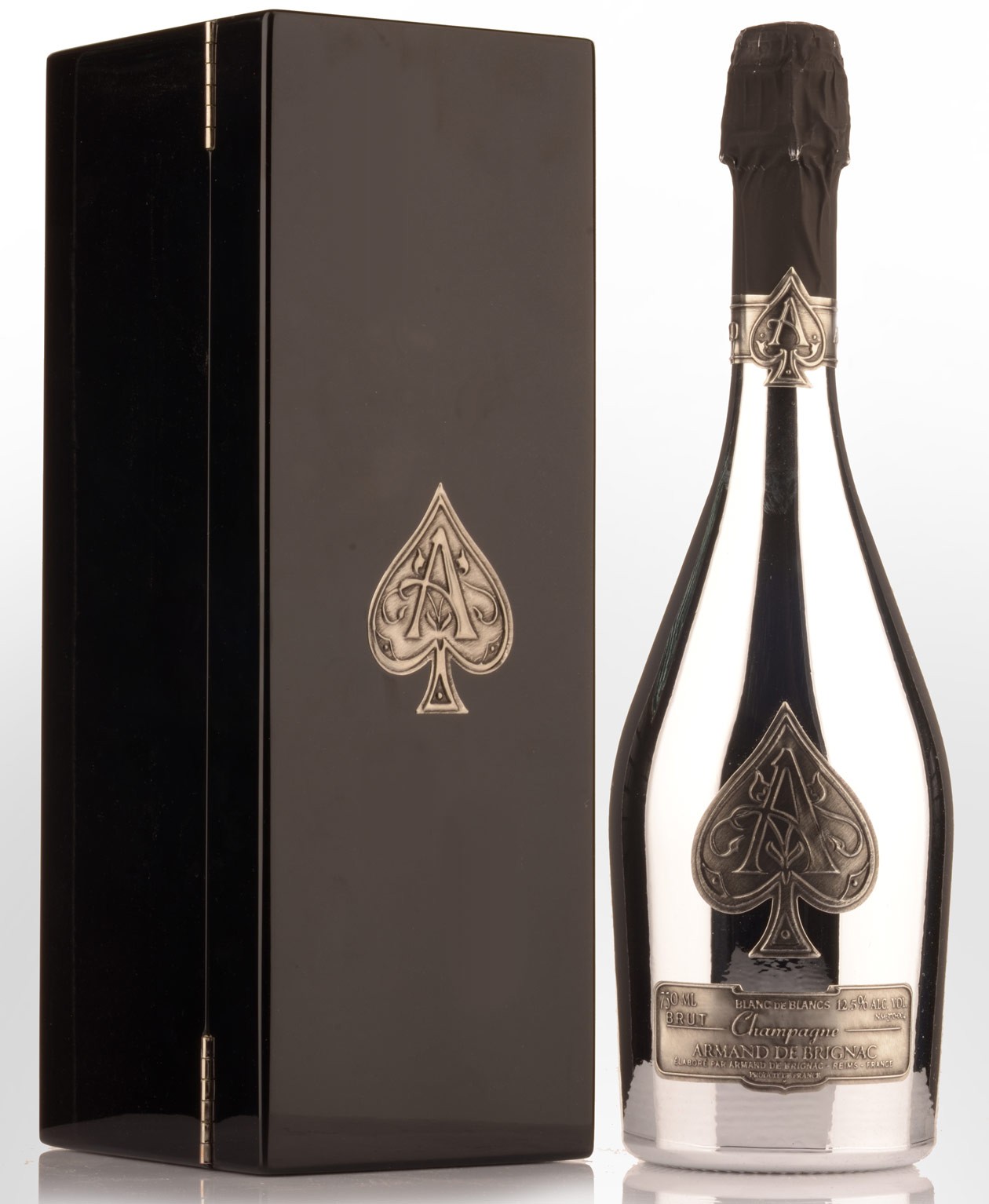 NV Armand De Brignac Blanc De Blancs Brut Champagne Ace of Spades - click image for full description