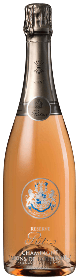 NV Champagne Barons de Rothschild Rose Ritz Reserve Brut - click image for full description