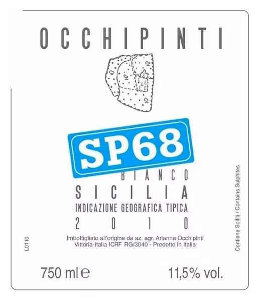 2024 Azienda Agricola Arianna Occhipinti SP68 Bianco Sicilia IGT - click image for full description