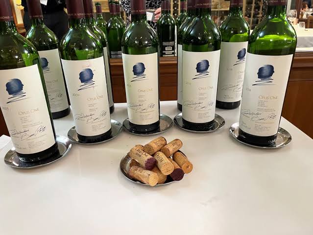 Opus One Vertical Tasting back to the 1980 image