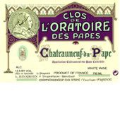 2023 Clos De L'Oratoire Chateauneuf Du Pape Blanc - click image for full description