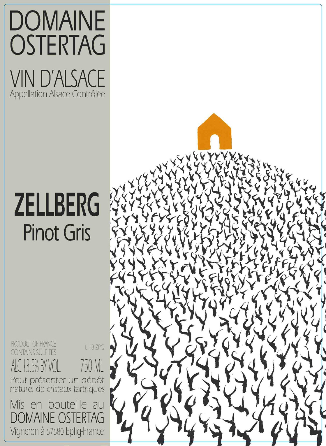 2023 Domaine Ostertag Pinot Gris Zellberg Alsace image