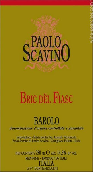 2000 Paolo Scavino Barolo Bric Del Fiasc - click image for full description
