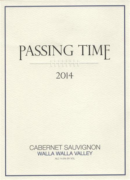 2014 Passing Time Cabernet Sauvignon Walla Walla Magnum - click image for full description