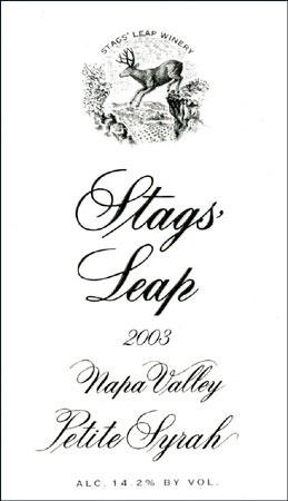 2017 Stags' Leap Winery Petite Sirah Napa - click image for full description