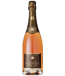 NV Philippe Gonet Brut Rose, Champagne, France - click image for full description