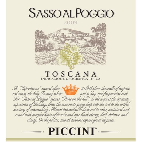 2015 Piccini Sasso Al Poggio Toscana - click image for full description