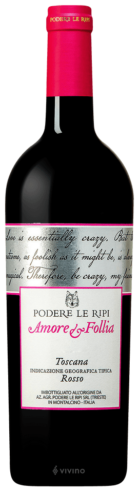 2019 Podere Le Ripi Amore & Follia Toscana Rosso IGT Tuscany, Italy image