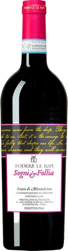 2019 Podere Le Ripi Sogni & Follia Rosso Di Montalcino image