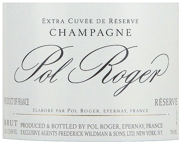 NV Pol Roger Brut Reserve Champagne (Magnum) - click image for full description