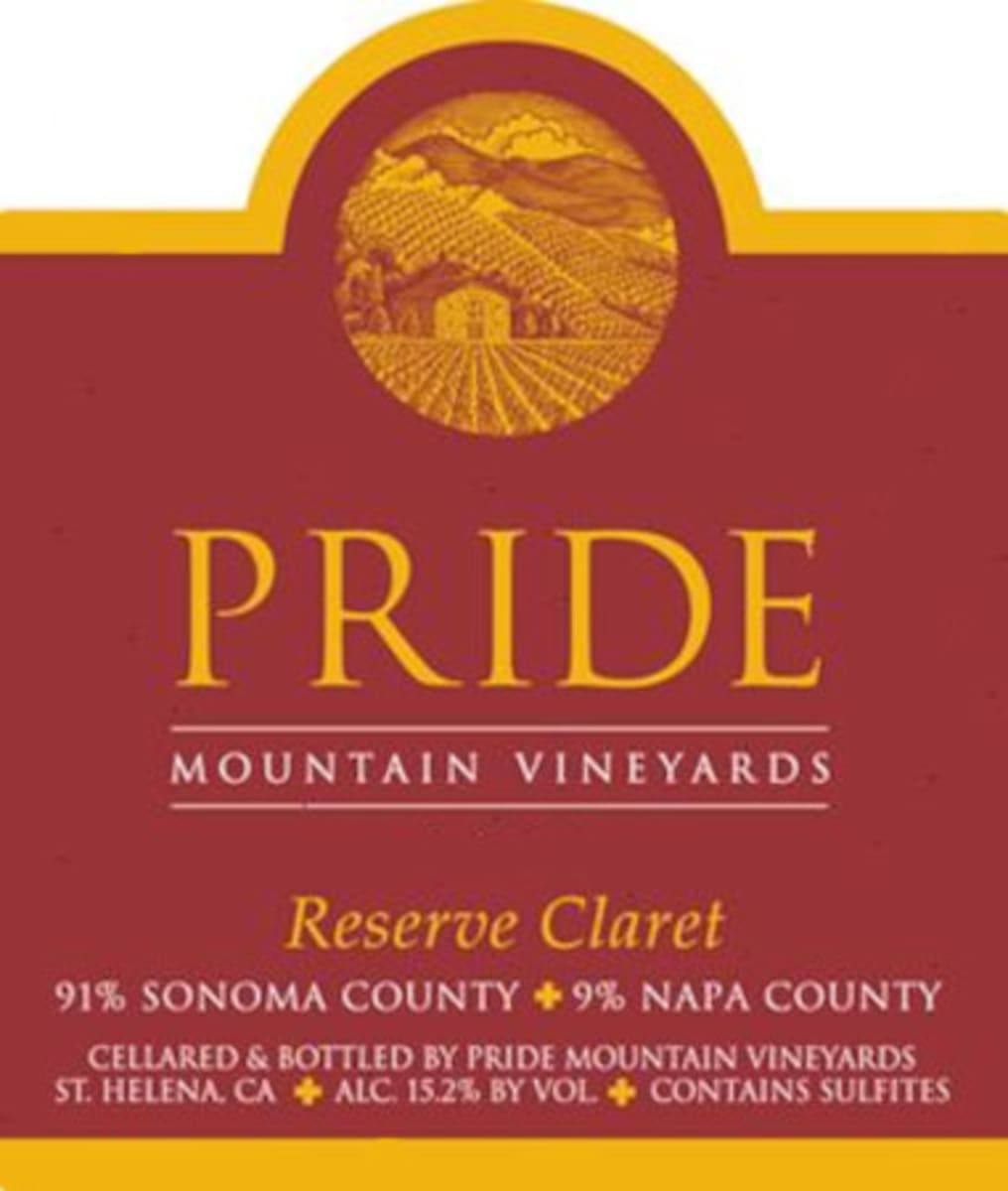 2014 Pride Reserve Claret Sonoma Napa Sonoma Napa image